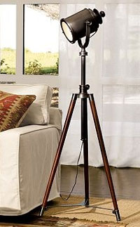 Vintage Tripod Floor Lamp